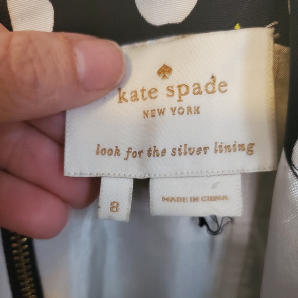 Kate Spade Apple Strapless Peplum Tiered Dress - Picture 11 of 13